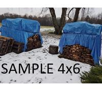 Lona impermeable para suelo, de 4x4 metros, con ojales metálicos, fabricada en polipropileno, ideal para camping y actividades al aire libre
