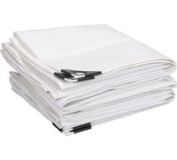 Lona impermeable para techo – Material de alta calidad y resistencia – Polietileno – Blanco – 4x6 metros