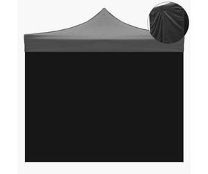 Lona Lateral de 3 x 2 m, Negra, Impermeable, de Repuesto para Carpa Plegable