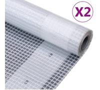 vidaXL Lonas de Leno 260 g/m² Blanca Cubierta Repuesto Invernadero (2 unidades) Dimensiones 3 x 2 m, 3 x 3 m, 3 x 4 m y mas
