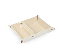 Londo Bandeja de Cuero Organizador Práctica Caja de Almacenamiento para Carteras, Relojes, llaves, Monedas, Teléfonos Celulares y Equipos de Oficina, Unisex