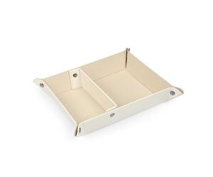 Londo Bandeja de Cuero Organizador Práctica Caja de Almacenamiento para Carteras, Relojes, llaves, Monedas, Teléfonos Celulares y Equipos de Oficina, Unisex