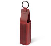 Londo Estuche para Botella de Vino de Cuero Genuino - Elegante y Resistente Porta Vino para Viajes, Picnics y Regalos