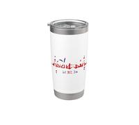 Londres Skyline El Horizonte Latidos Corazón I Love London Vaso térmico de acero inoxidable de doble pared