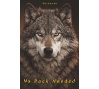 Lone Wolf Journal: Minimalist 6x9 Lined Notebook for Independent Thinkers