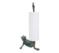 Long Leg Frog Paper Holder - Vintage Cute Toilet Kitchen Paper Holder | Vertical Standing Tissue Organizer For Floor
