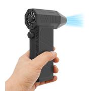 Loobiiny Ventilador USB con batería, aire comprimido, fuerte, ajustable, portátil, plumero eléctrico, 230 W, mini soplador para coche y PC, aspiradora de mano