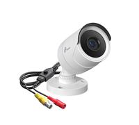 Loocam Cámara de Seguridad HD 2MP 1080p, Cámara Cableada Híbrida 4-en-1 CVI/TVI/AHD/CVBS, Visión Nocturna IR, Resistente a Las Inclemencias para Sistemas de Cámaras DVR CCTV Exteriores e Interiores