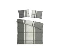 LOOKS BY WOLFGANG JOOP Wolfgang Joop Ropa de cama de satén 240 x 220 cm (gris)