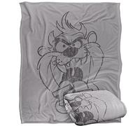 Looney Tunes Faded Taz Manta súper suave con tacto sedoso - 152 x 127 cm