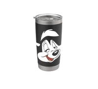 Looney Tunes Pepe Face Vaso térmico de acero inoxidable de doble pared