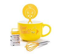 LOONY TUNES TAZA ACCESORIOS ACCESORIOS AMARILLO TWEETY CAPUTY CUP Un tamaño
