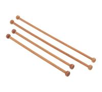 LOORGVEL 4 piezas Varillas de Madera Redondas para Tapices Soporte Artesanal para Colgar Tapiz de Pared Accesorio Versátil para Macramé y Móviles Instalación Sencilla