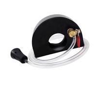 LOORGVEL Accesorios Amoladora Cubierta Antipolvo y Protector Agua para Amoladora Angular, Acero Inoxidable y Plástico, Salida Ajustable, Uso en Laminado y Yeso