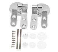 LOORGVEL Accesorios Completos de Bisagras Metálicas para Asiento de Inodoro Amortiguador y Tornillos, Tapa Wc Roca Victoria para Baño