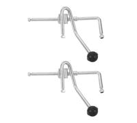 LOORGVEL Mecanismo Elevador Manual para Reposapiés de Silla de Ruedas, 1 Par, Varilla de Resorte Ajustable, Accesorio Compatible para Personas Mayores, Repuesto Duradero y Cómodo
