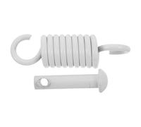 LOORGVEL Pasador de Horquilla para Hamaca Resortes Metálicos Grandes, 2 Piezas, Accesorios Aplicables para Sillas Colgantes, Montaje Seguro para Interior y Exterior, Adecuado para Jardín