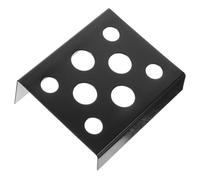 LOORGVEL Portavasos para Tatuaje Profesional de Hierro Negro Diseño Único y Capacidad para Múltiples Tintas Adecuado para Salón de Belleza y Uso Personal