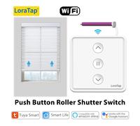 LoraTap persiana enrollable cortinas interruptor de botón Tuya Smart Life Motor eléctrico motor conectado WiFi Alexa Google Home 4 PACK