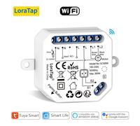 LoraTap Tuya Smart Life cortina persianas persiana enrollable interruptor módulo de relé aplicación remota Control funciona con el asistente de Google Alexa 3 PACK