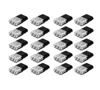 Los bloques de terminales de cableado rápido se fijan en conectores de cable, no necesita herramientas, actualizaciones para iluminación del hogar y aplicación LED, comando simple