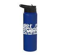 Los zombis odian la comida rápida Stainless Steel Insulated Water Bottle