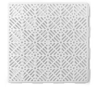 Loseta Económica Antihumedad Blanco 30x30x1,5cm Suelos y Zonas Húmedas