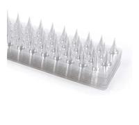 Losueeun Spikes Repeller Plástico Ahuyentador de pájaros Anti Palomas Anti Ardilla Jardín Vallas Control Transparente Pinchos