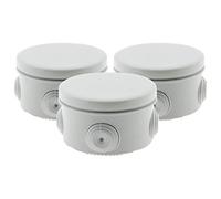 Lot 3 cajas impermeable ø80 Prof. 40 mm - IP 55