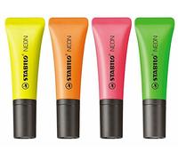 Lot de 5 subrayadores, neón - Stabilo - colores surtidos