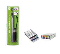 Lote 1 Pluma Caligráfica Pilot Parallel Pen plumin 3.8mm Recargable + Caja con 12 Recambios Surtidos Pluma Pilot Parallel Pen