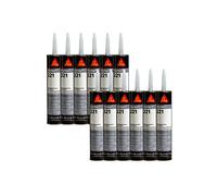 Lote de 12 Colas de Masilla Multiusos SIKA Sikaflex 221 - Negro - 300ml