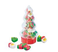 Lote de 12 Sets de Gomas Navideño - Regalos Infantiles Navidad - Disok