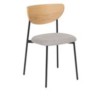 Lote De 2 Sillas Grises "jaisa - Atmosphera Createur D'interieur