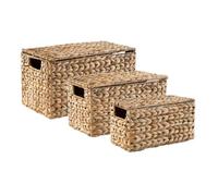 Lote de 3 cajas de jacinto de agua con tapa - MAYA