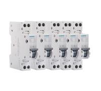 Lote de 5 interruptores eléctricos fase + neutro 16A