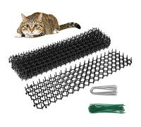 Lote de 6 alfombras anti gatos con puntas, 49*14 cm pica anti gato repelente alfombra repelente de gatos potente para exterior alfombra anti perro con espina, alfombra disuasiva para gatos barrera