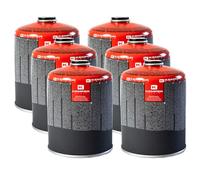 Lote de 6 cartuchos de gas 450g butano propano mezcla KEMPER 7/16 válvula botella de gas Camping tanque EN 417