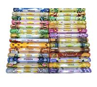 Lote de Incienso Tulasi - Surtido de 15 Cajas -300 varillas Pack de Inciensos fragancias variadas - salvia blanca sándalo citronela palo santo sangre de dragón vainilla lavanda opio Patchouli azmicle