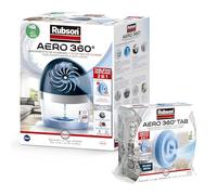 Lote de Rubson Aero 360º Deshumidificador recargable + 3 Tabletas de recambio Rubson Aero de olor neutro