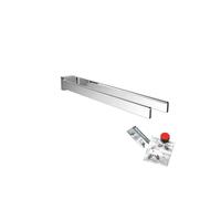 lote de toalleros para toallas de mano emco cue compuesto por toallero 430mm y juego de adhesivos, 010-8707