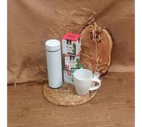 Lote regalo para té con termo, taza y tés. La idea de un regalo original para hombres y mujeres en este pack para regalar en cumpleaños, día de la medre o día del padre