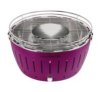LotusGrill G435 U Lila Barbacoa de Carbón Portátil con Funda de Transporte