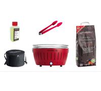 LotusGrill XL Set De Inicio XL Parrilla Rojo Fuego Con Conexión USB