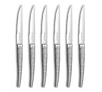 Lou Laguiole Jet Textil Set 6 cuchillos para carne