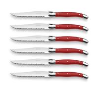 Lou Laguiole Set de 6 Cuchillos Chuleteros Inox+Mango Pp Rustic