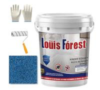 Louis Forest - Pintura epoxi para suelo, pintura epoxi para suelo, arena colorida, efecto mármol de alto brillo, pintura de garaje de mármol, revestimiento impermeable y antideslizante a base de agua