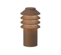Louis Poulsen Bysted Garden Short s/adaptador bolardo Corten