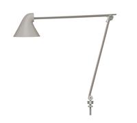 Louis Poulsen Lámpara de mesa NJP pasador Ø10 mm Gris claro