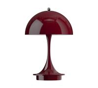 Louis Poulsen Lámpara de mesa Panthella 160 Portable v3 Opaque burgundy